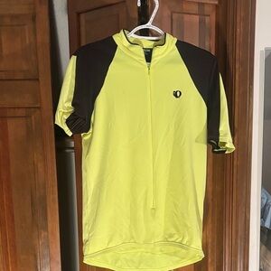 Pearl Izumi Lime and Black Cycling Top